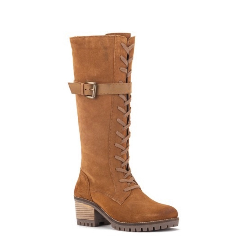 Vintage Foundry Naomi Suede Lace-Up Boot